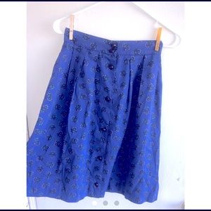 High Rise Vintage patterned skirt